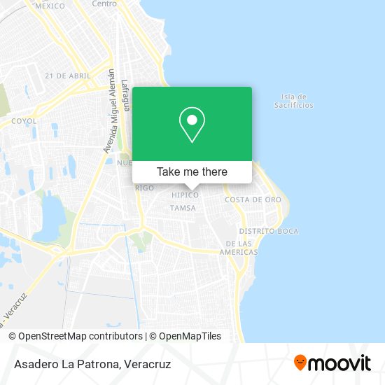 Mapa de Asadero La Patrona