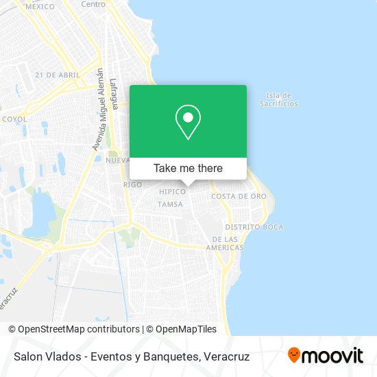Salon Vlados - Eventos y Banquetes map