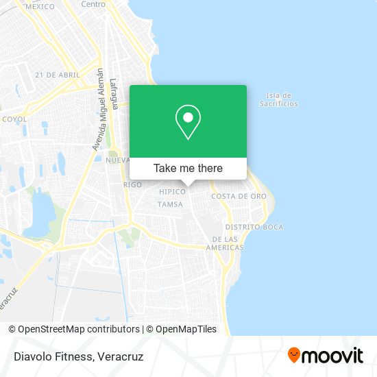 Mapa de Diavolo Fitness