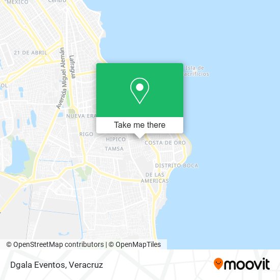 Mapa de Dgala Eventos