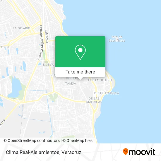 Clima Real-Aislamientos map