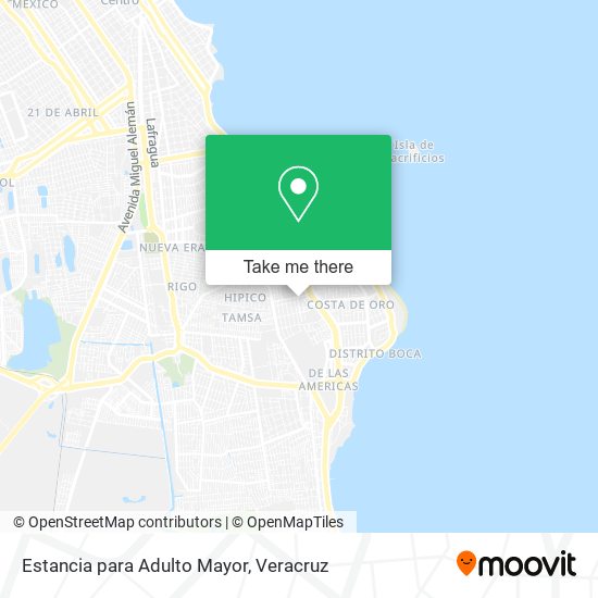 Estancia para Adulto Mayor map