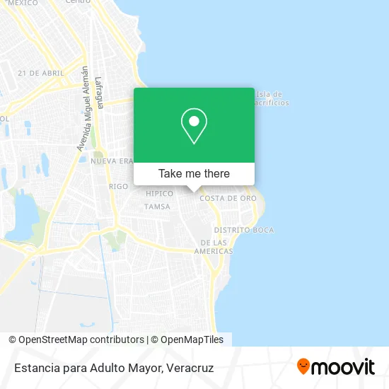 Estancia para Adulto Mayor map