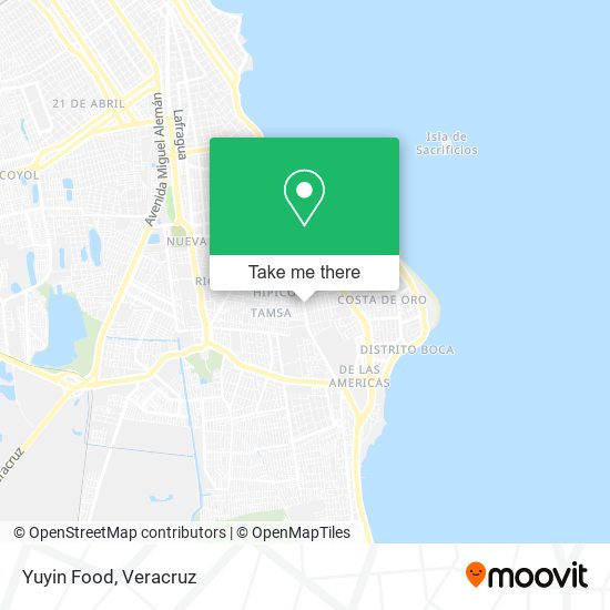 Mapa de Yuyin Food