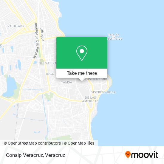 Mapa de Conaip Veracruz