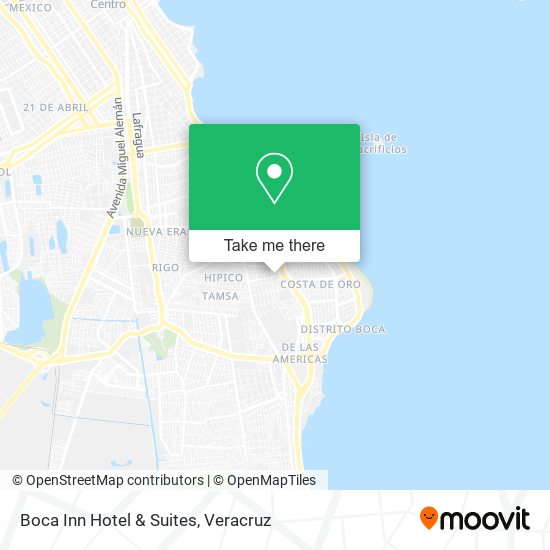 Mapa de Boca Inn Hotel & Suites
