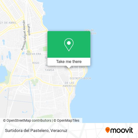 Surtidora del Pastelero map