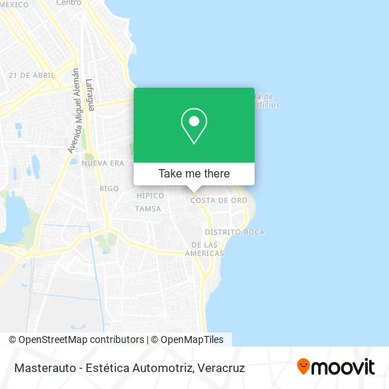 Masterauto - Estética Automotriz map