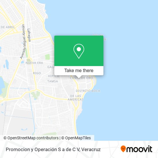 Promocion y Operación S a de C V map