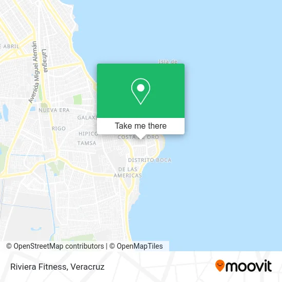Riviera Fitness map