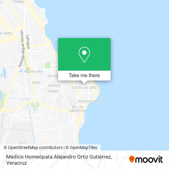Médico Homeópata Alejandro Ortiz Gutiérrez map