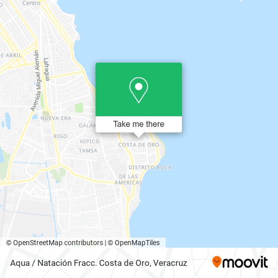 Aqua / Natación Fracc. Costa de Oro map