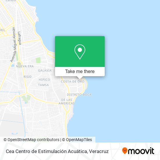 Mapa de Cea Centro de Estimulación Acuática