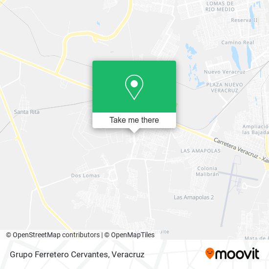 Grupo Ferretero Cervantes map