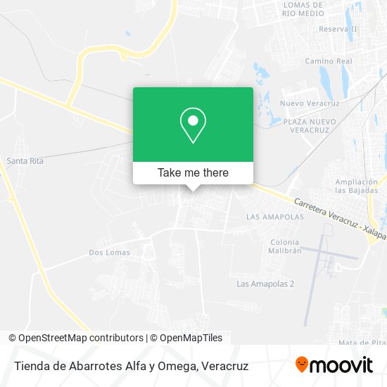 Tienda de Abarrotes Alfa y Omega map
