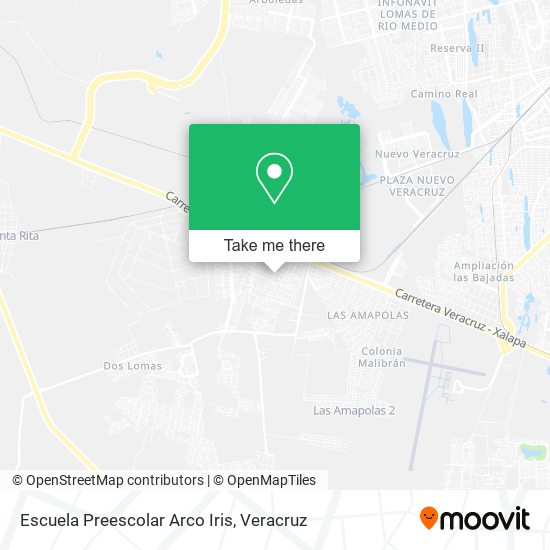 Escuela Preescolar Arco Iris map