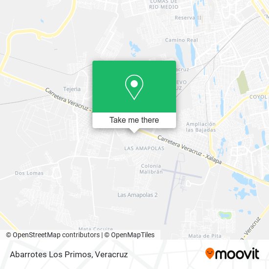 Mapa de Abarrotes Los Primos