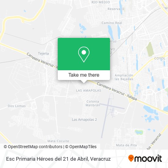 Mapa de Esc Primaria Héroes del 21 de Abril
