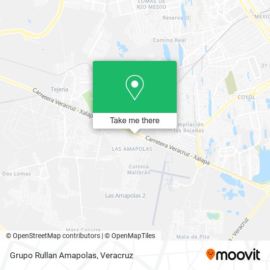 Grupo Rullan Amapolas map