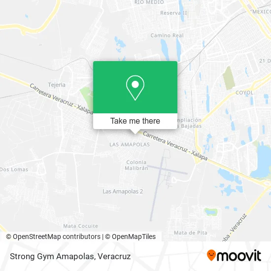 Strong Gym Amapolas map