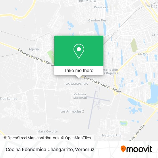 Cocina Economica Changarrito map