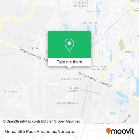 Mapa de Gersa 585 Pase Amapolas