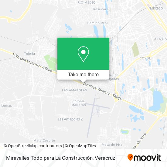 Miravalles Todo para La Construcción map