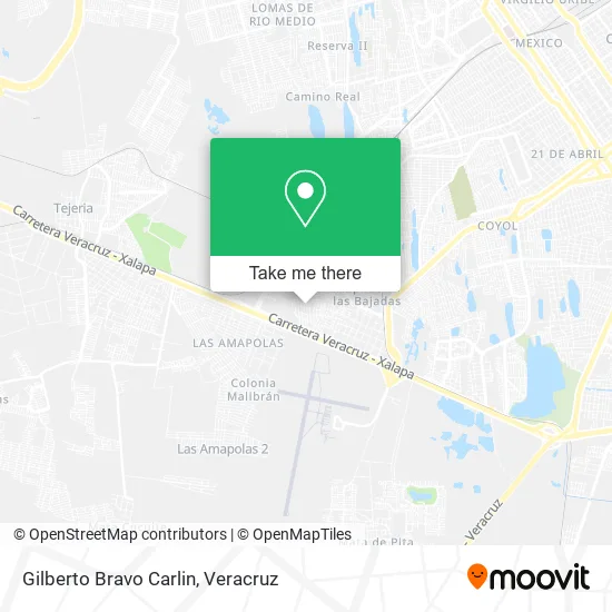 Gilberto Bravo Carlin map