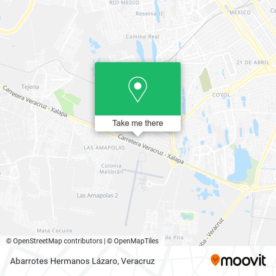Abarrotes Hermanos Lázaro map