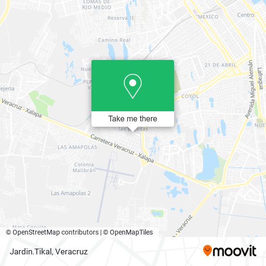 Mapa de Jardin.Tikal