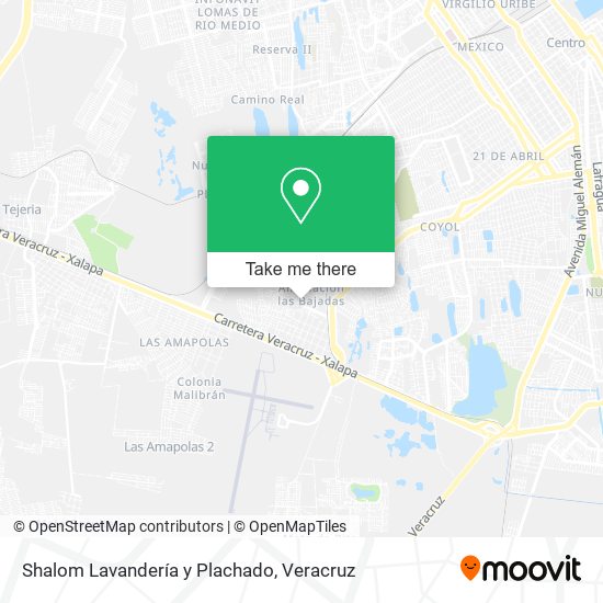 Shalom Lavandería y Plachado map