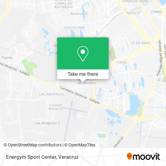 Mapa de Energym Sport Center