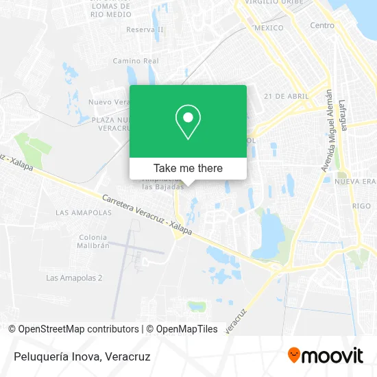 Peluquería Inova map