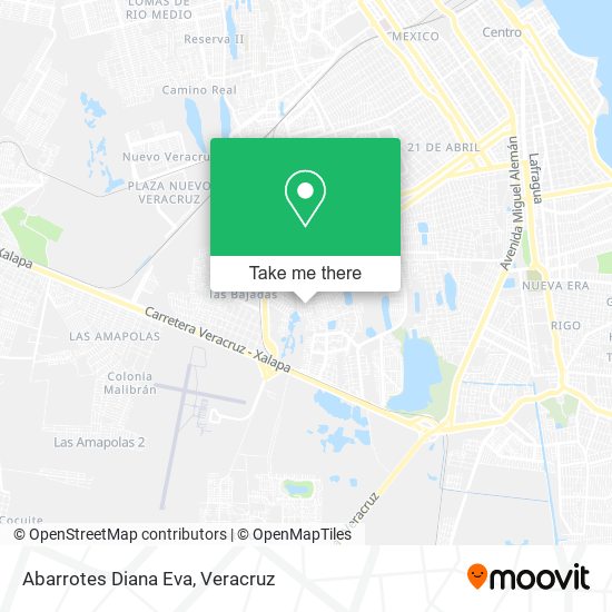 Mapa de Abarrotes Diana Eva