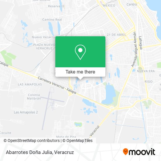 Abarrotes Doña Julia map