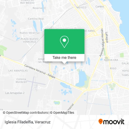 Iglesia Filadelfia map