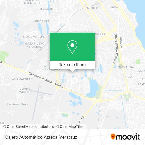 Cajero Automático Azteca map