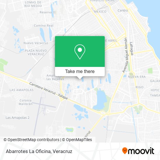 Mapa de Abarrotes La Oficina
