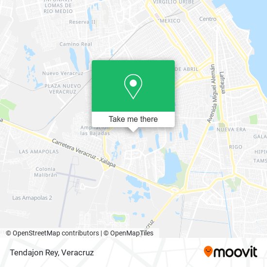 Mapa de Tendajon Rey