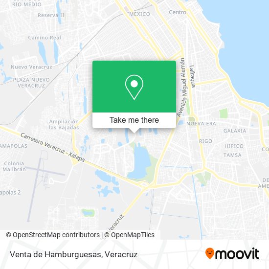 Venta de Hamburguesas map