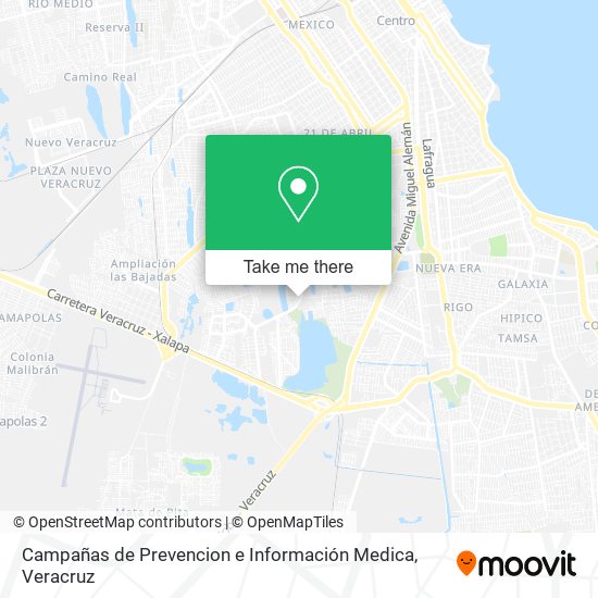 Campañas de Prevencion e Información Medica map