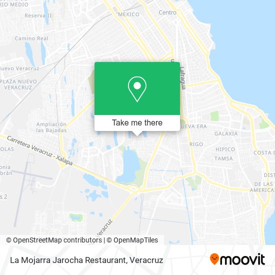 La Mojarra Jarocha Restaurant map