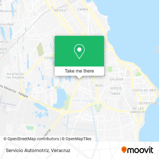 Servicio Automotriz map