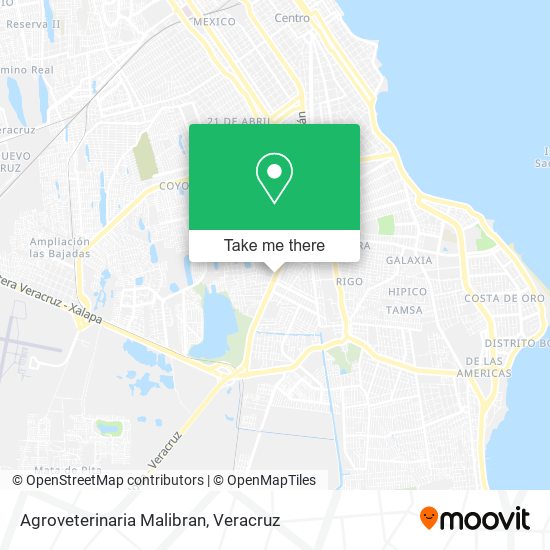 Agroveterinaria Malibran map