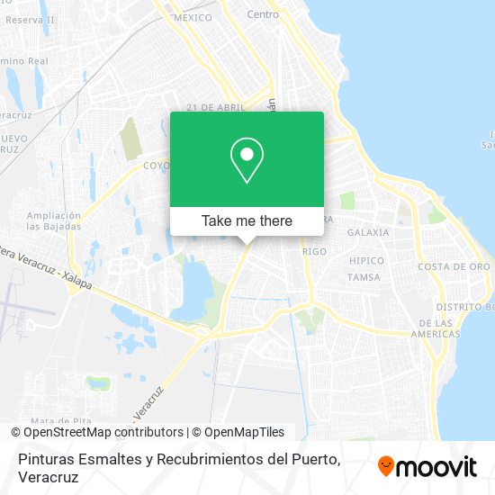 Pinturas Esmaltes y Recubrimientos del Puerto map