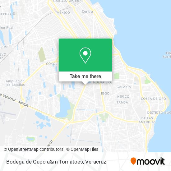 Bodega de Gupo a&m Tomatoes map