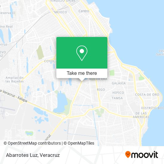 Abarrotes Luz map