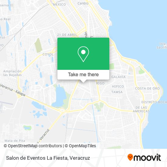 Salon de Eventos La Fiesta map