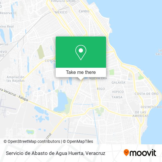 Servicio de Abasto de Agua Huerta map