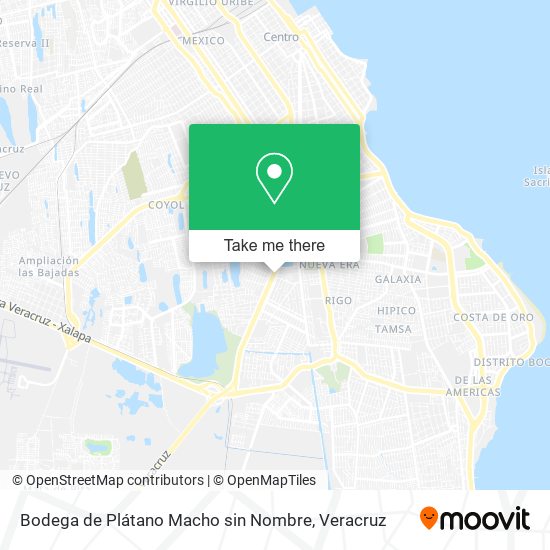 Bodega de Plátano Macho sin Nombre map